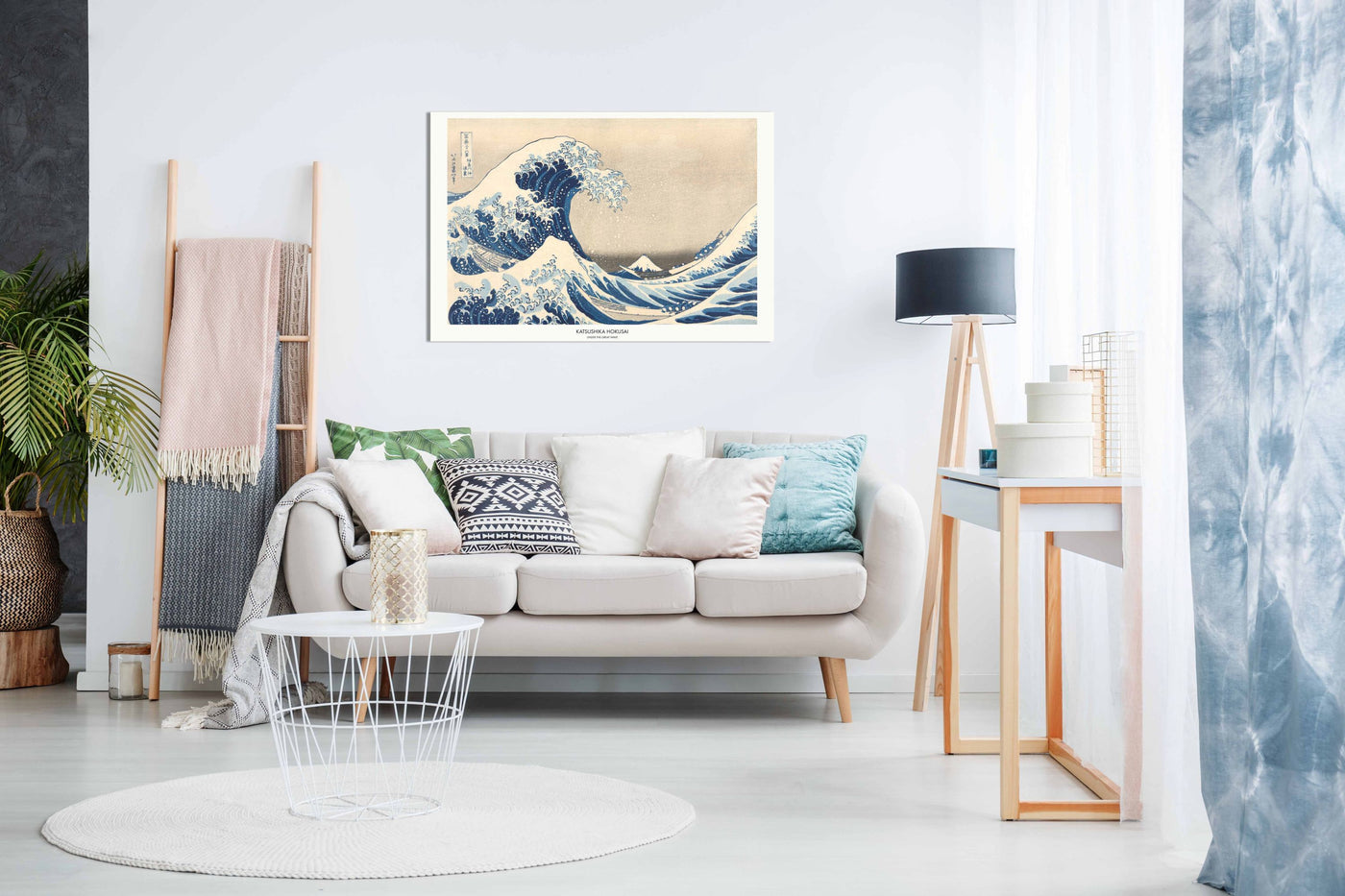 Under The Great Wave, Pictures for Home Walls, Bedroom, Living Room & Bathroom Decor