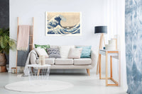 Under The Great Wave, Pictures for Home Walls, Bedroom, Living Room & Bathroom Decor