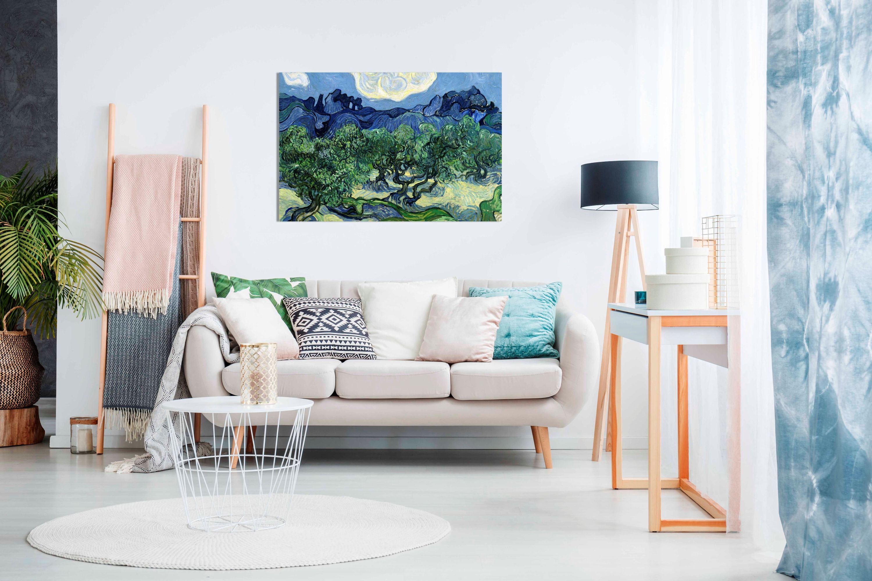 Van Gogh's Olive Trees, Pictures for Home Walls, Bedroom, Living Room & Bathroom Decor