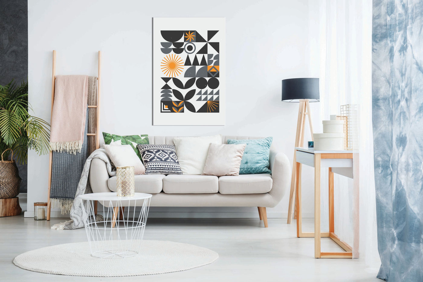 Vibrant Bauhaus Collection #2, Pictures for Home Walls, Bedroom, Living Room & Bathroom Decor