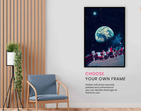 View of Earth, Pictures for Home Walls, Bedroom, Living Room & Bathroom Decor