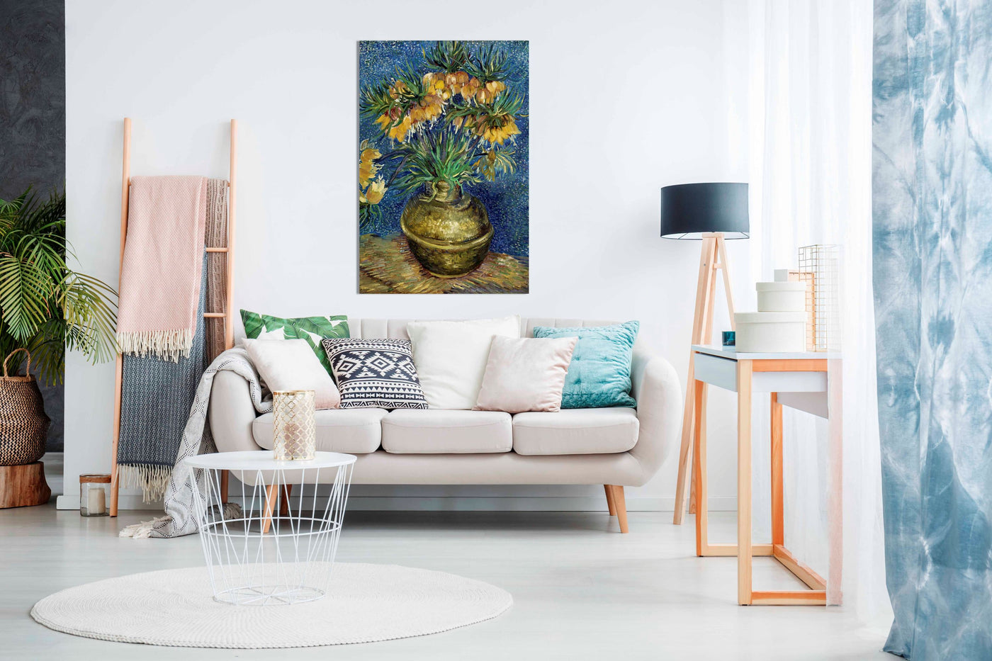 Vincent Van Gogh's Imperial Fritillaries In a Copper Vase 1887, Pictures for Home Walls, Bedroom, Living Room & Bathroom Decor