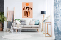 W.O.M.E.N ,Pictures for Home Walls, Bedroom, Living Room & Bathroom Decor