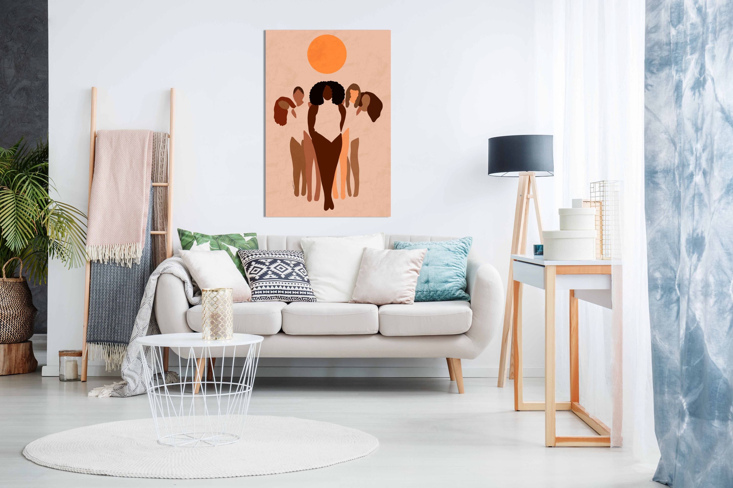 W.O.M.E.N ,Pictures for Home Walls, Bedroom, Living Room & Bathroom Decor