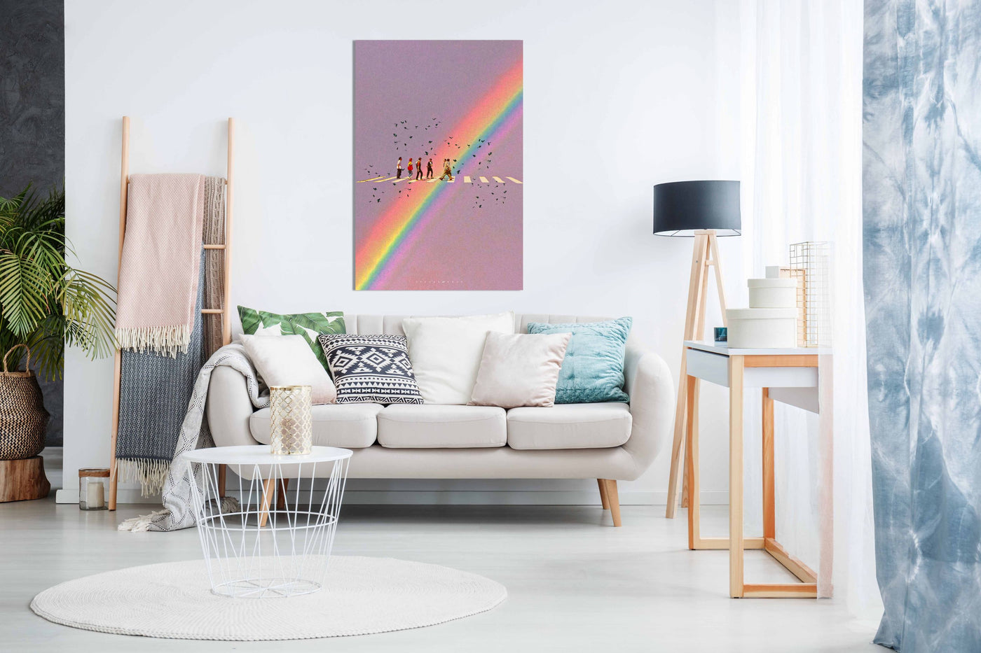 Walking through the Rainbow, Pictures for Home Walls, Bedroom, Living Room & Bathroom Decor