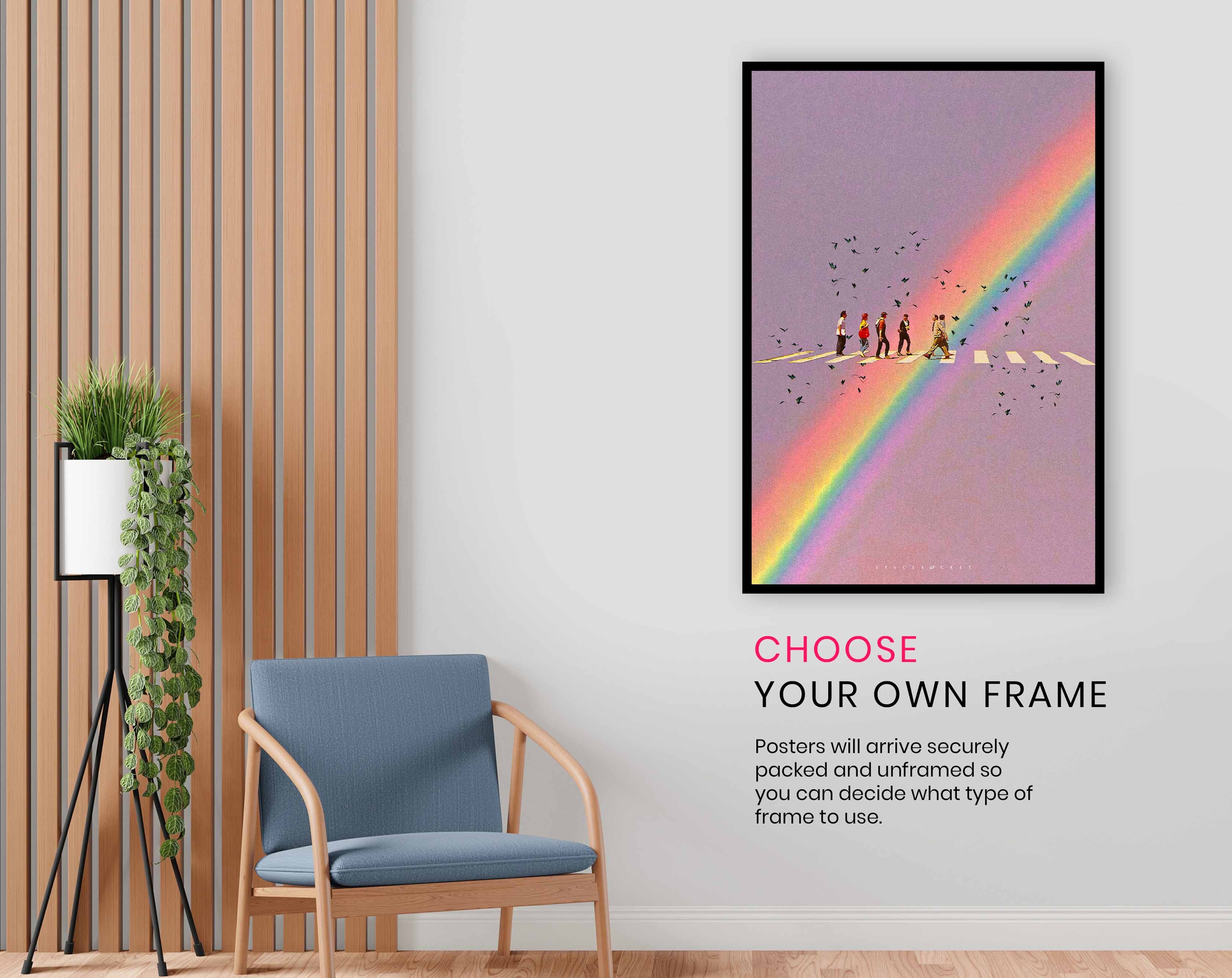 Walking through the Rainbow, Pictures for Home Walls, Bedroom, Living Room & Bathroom Decor