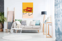 Wassily Chair Marcel Breuer, Pictures for Home Walls, Bedroom, Living Room & Bathroom Decor