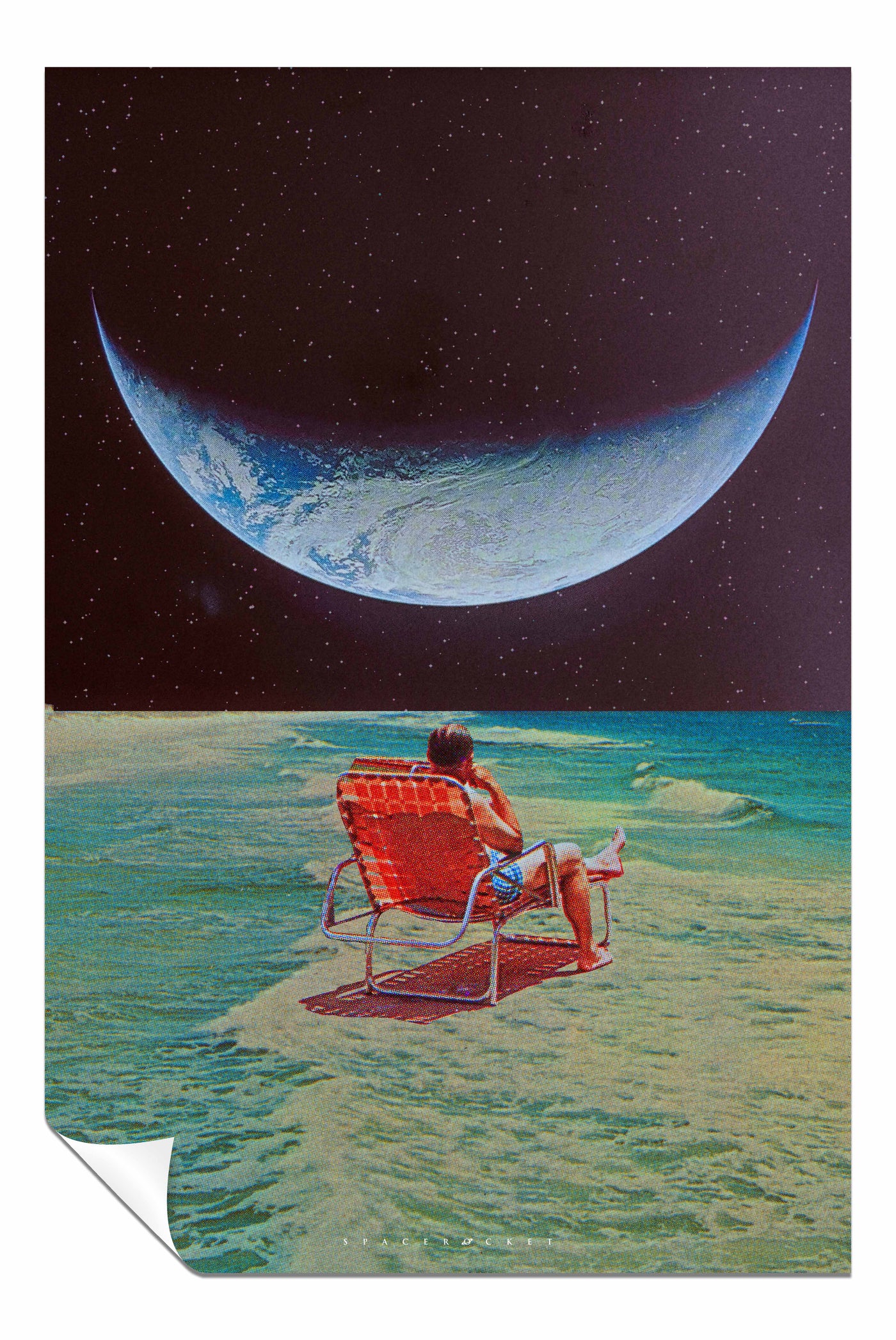 Watching the Moon, Pictures for Home Walls, Bedroom, Living Room & Bathroom Decor