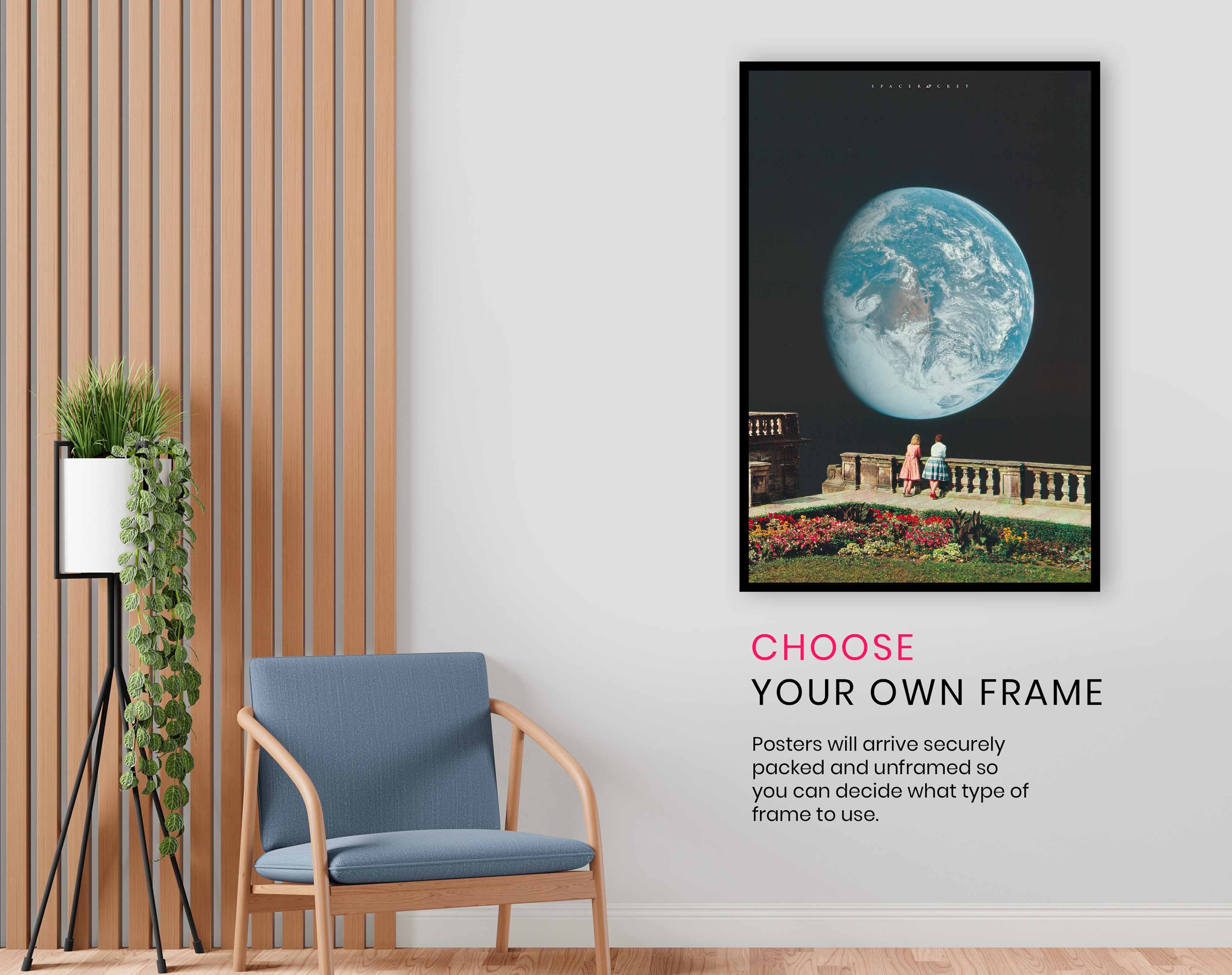 Watching the Planet, Pictures for Home Walls, Bedroom, Living Room & Bathroom Decor