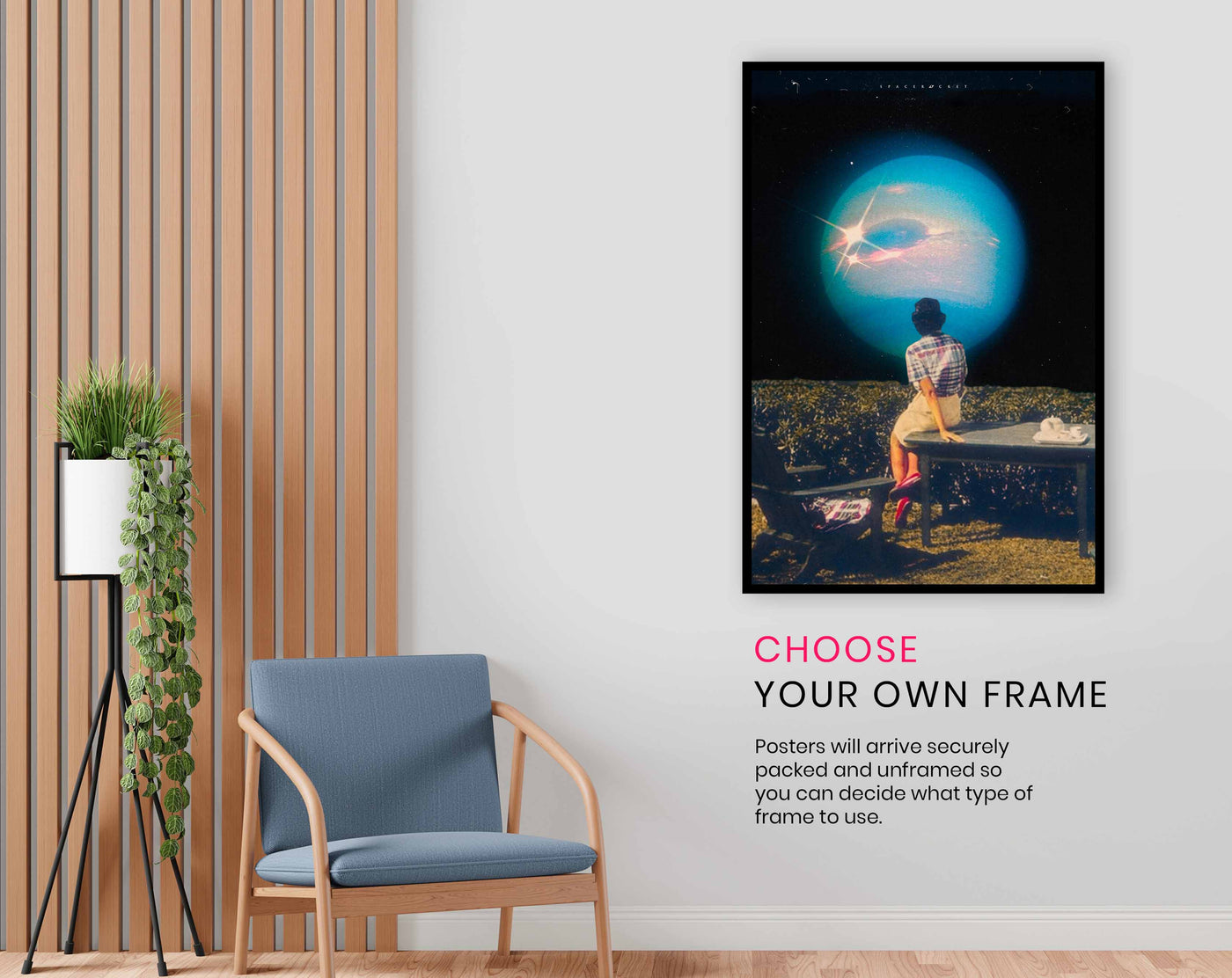Watching the Planet 2, Pictures for Home Walls, Bedroom, Living Room & Bathroom Decor