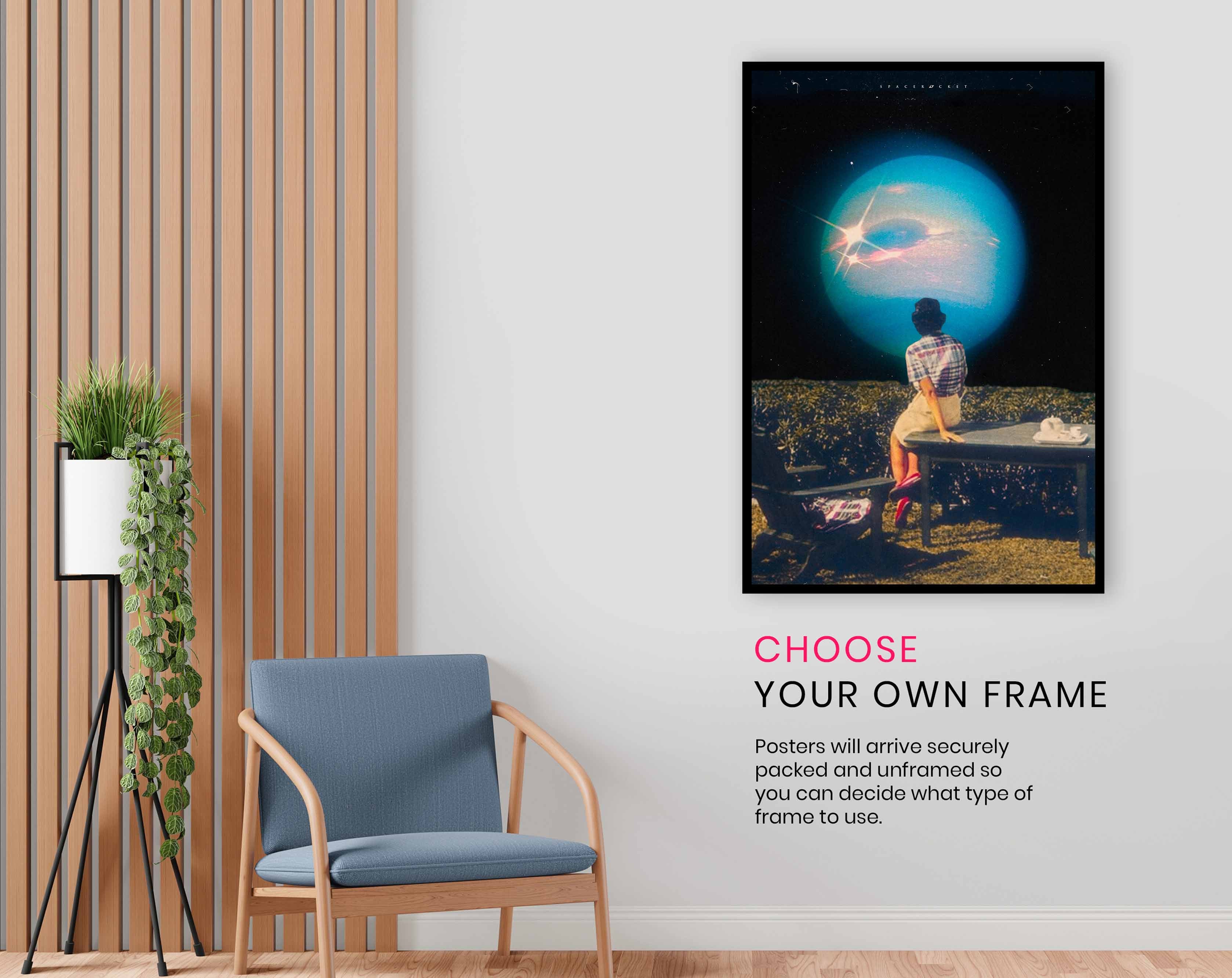 Watching the Planet 2, Pictures for Home Walls, Bedroom, Living Room & Bathroom Decor