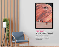 Watching the Satilite, Pictures for Home Walls, Bedroom, Living Room & Bathroom Decor