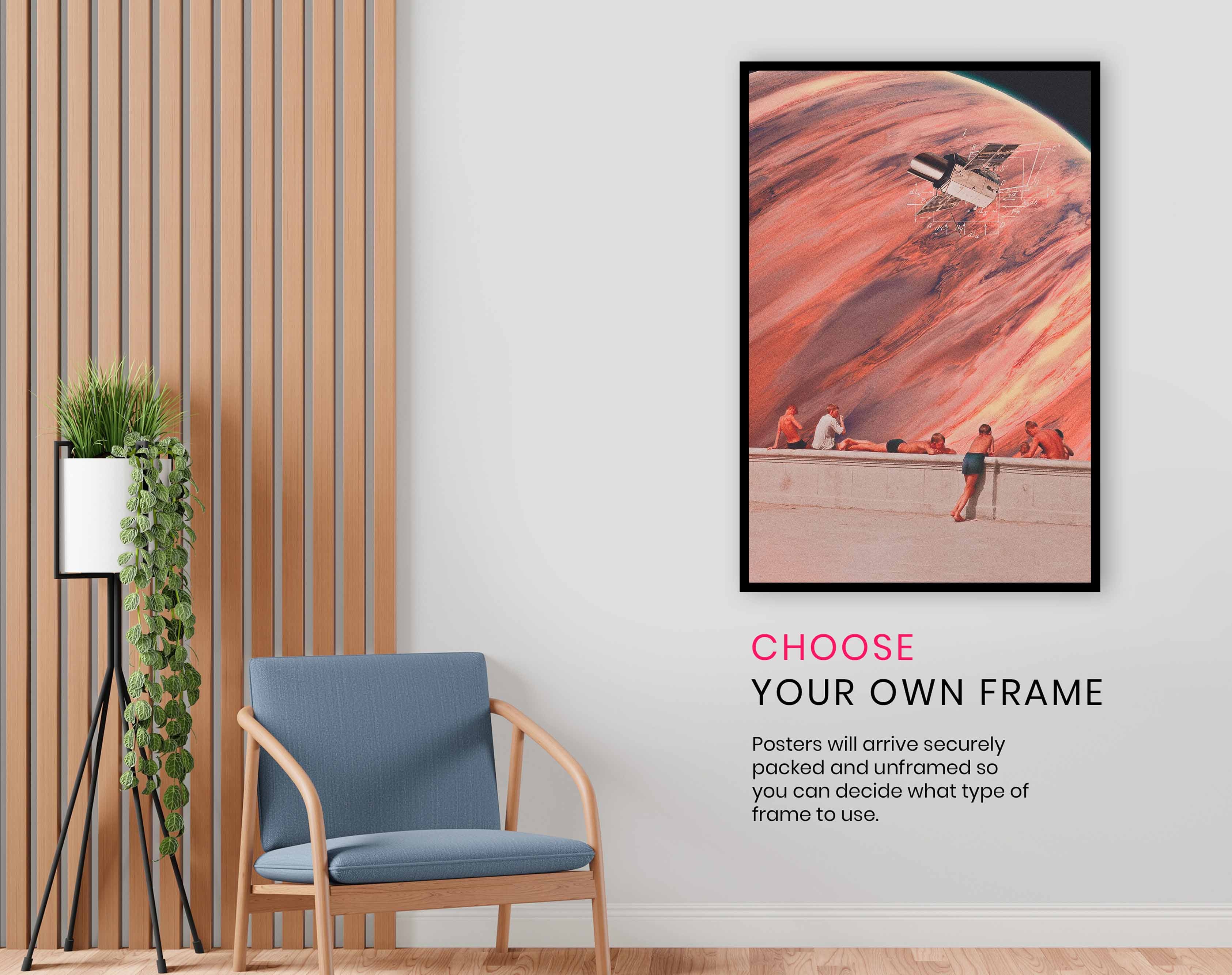 Watching the Satilite, Pictures for Home Walls, Bedroom, Living Room & Bathroom Decor