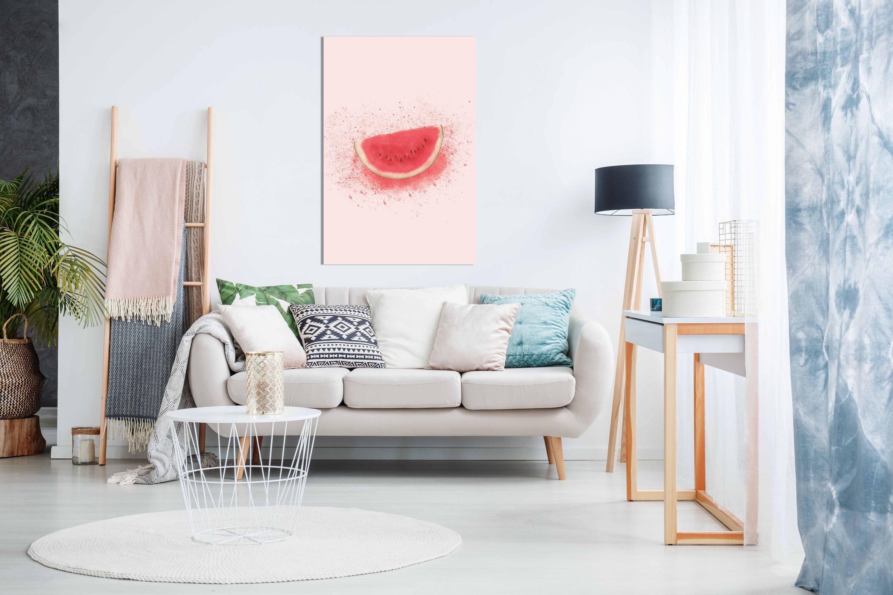Watermelon Splash, Pictures for Home Walls, Bedroom, Living Room & Bathroom Decor
