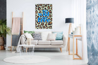 Wild and free leopard print typography, Pictures for Home Walls, Bedroom, Living Room & Bathroom Decor