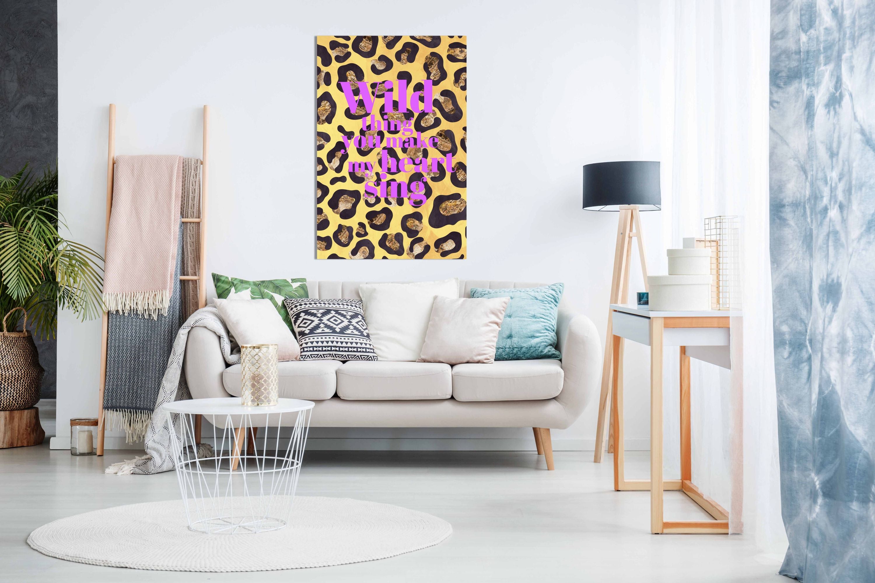 Wild thing typography animal print, Pictures for Home Walls, Bedroom, Living Room & Bathroom Decor