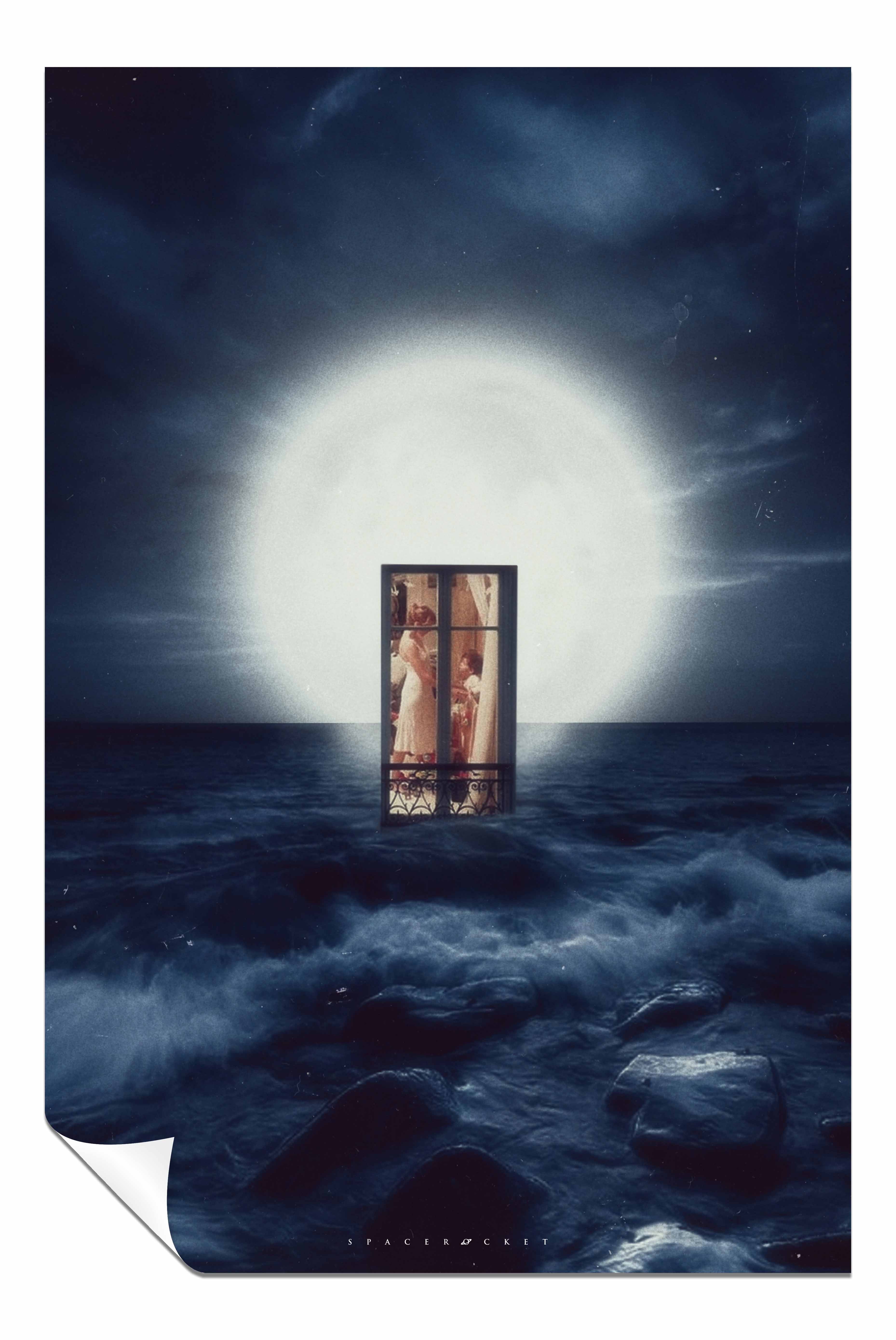 Window in the Sea, Pictures for Home Walls, Bedroom, Living Room & Bathroom Decor