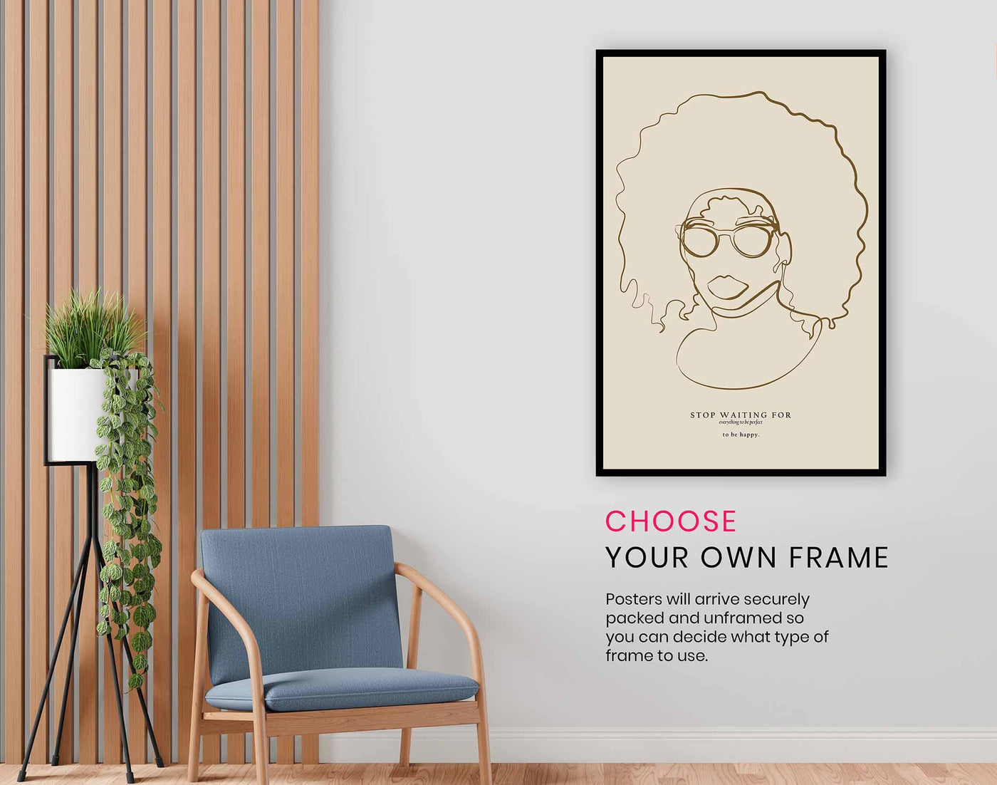 Woman Face with Glasses, Pictures for Home Walls, Bedroom, Living Room & Bathroom Decor