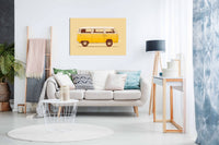 Yellow Van, Pictures for Home Walls, Bedroom, Living Room & Bathroom Decor