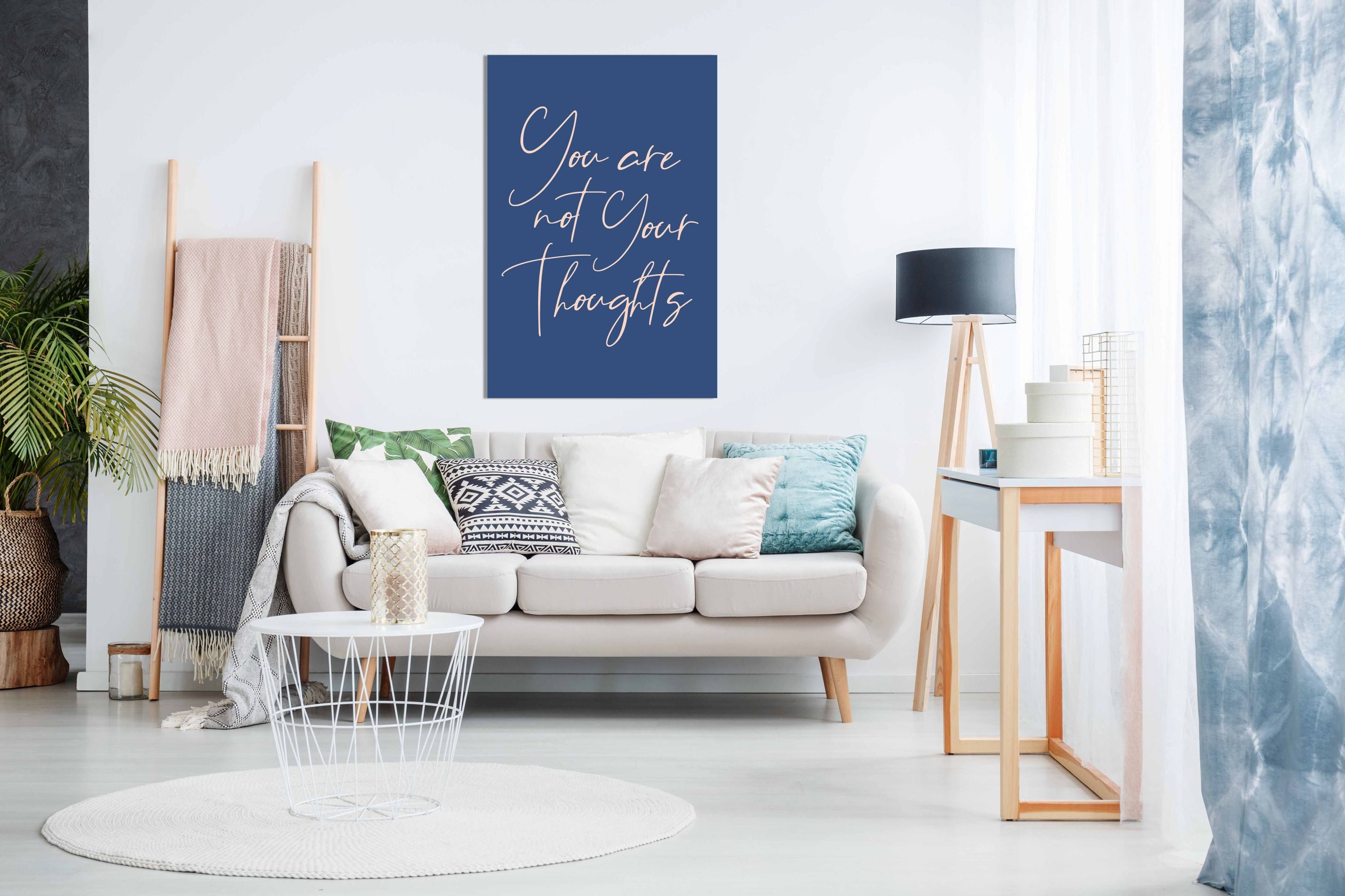 You Are Not Your Thoughts, Pictures for Home Walls, Bedroom, Living Room & Bathroom Decor