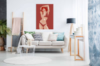Young Girl In Underwear, Pictures for Home Walls, Bedroom, Living Room & Bathroom Decor