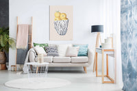 Zebra Bowl, Pictures for Home Walls, Bedroom, Living Room & Bathroom Decor