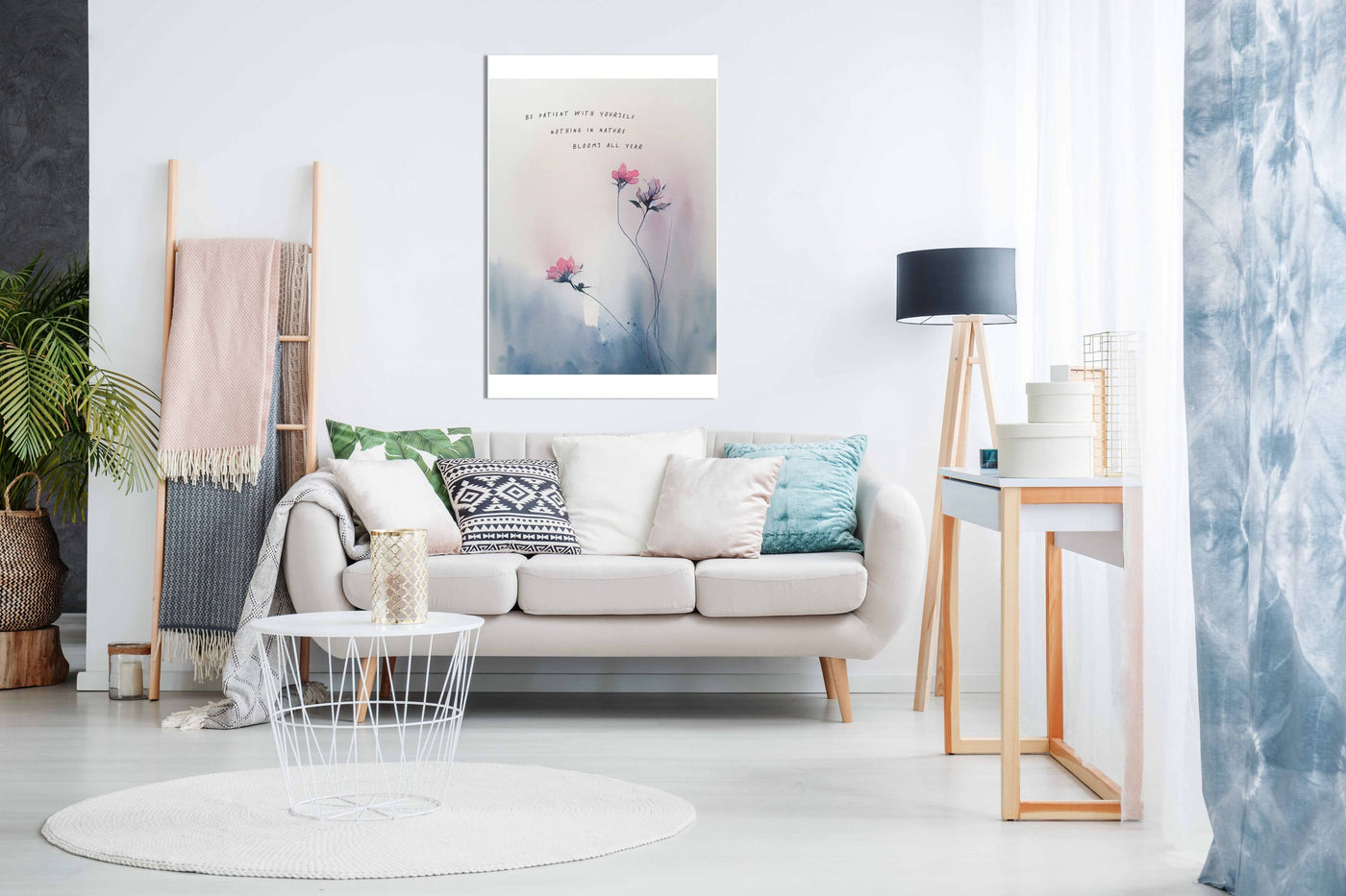 Be Patient With Yourself, Pictures for Home Walls, Bedroom, Living Room & Bathroom Decor