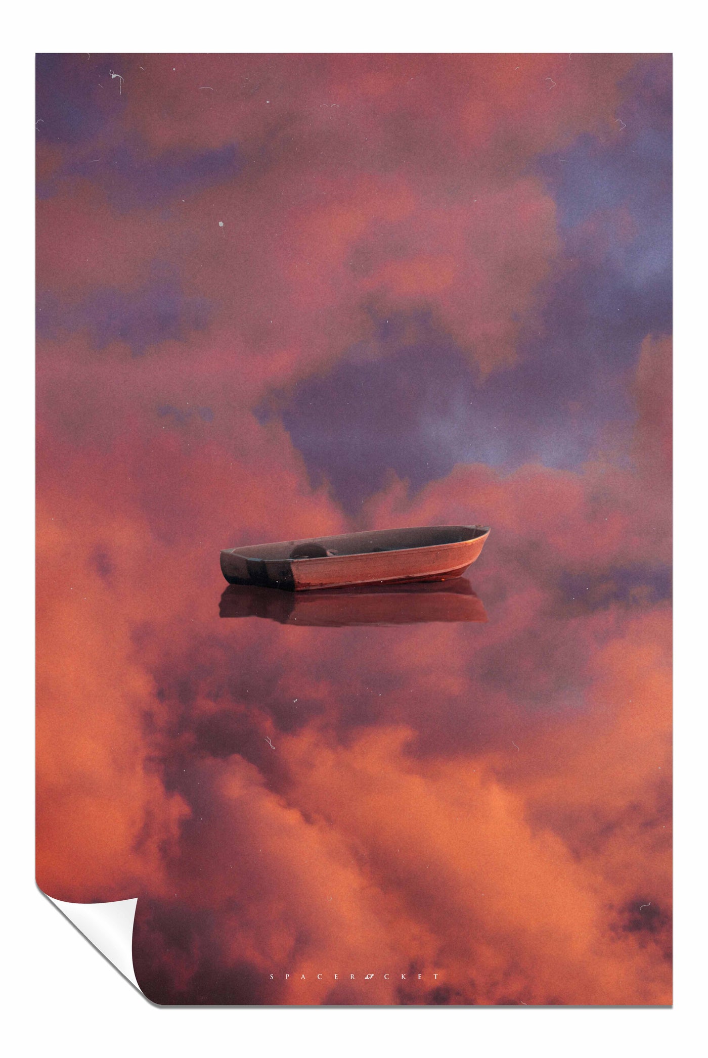 Boat in the Sky, Pictures for Home Walls, Bedroom, Living Room & Bathroom Decor