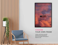 Boat in the Sky, Pictures for Home Walls, Bedroom, Living Room & Bathroom Decor