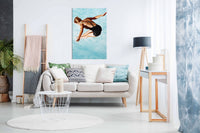 diver in black, Pictures for Home Walls, Bedroom, Living Room & Bathroom Decor
