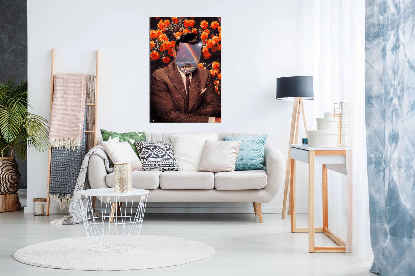 Face at Sea, Pictures for Home Walls, Bedroom, Living Room & Bathroom Decor