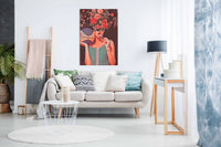 Flower Basketball, Pictures for Home Walls, Bedroom, Living Room & Bathroom Decor