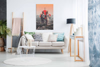 Flower City, Pictures for Home Walls, Bedroom, Living Room & Bathroom Decor