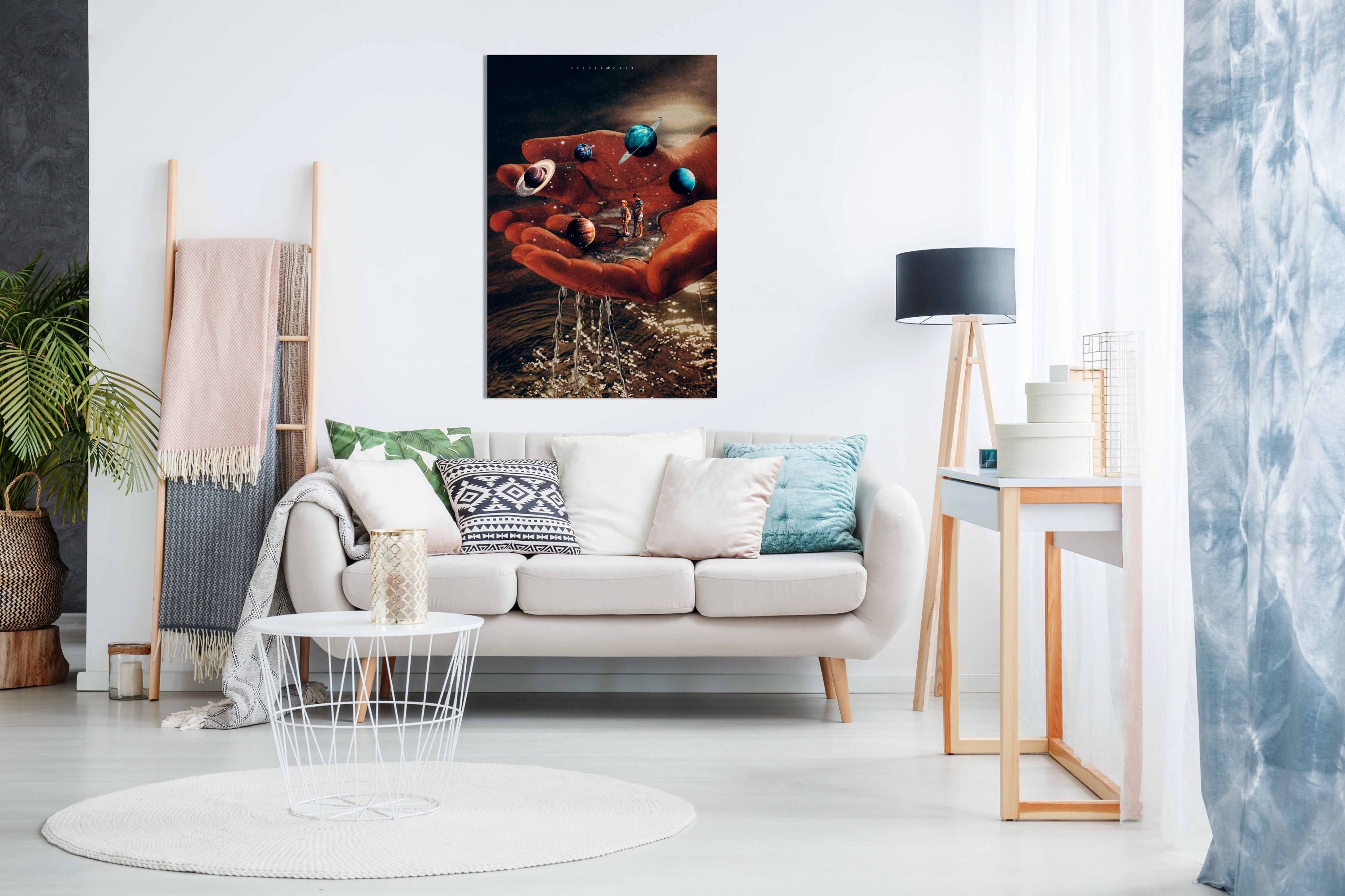 In the Palms, Pictures for Home Walls, Bedroom, Living Room & Bathroom Decor