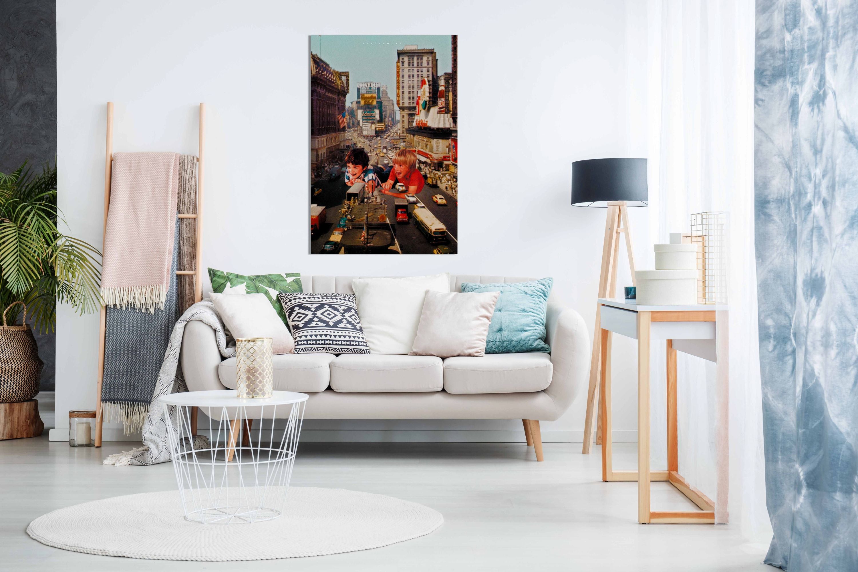 Kids City, Pictures for Home Walls, Bedroom, Living Room & Bathroom Decor