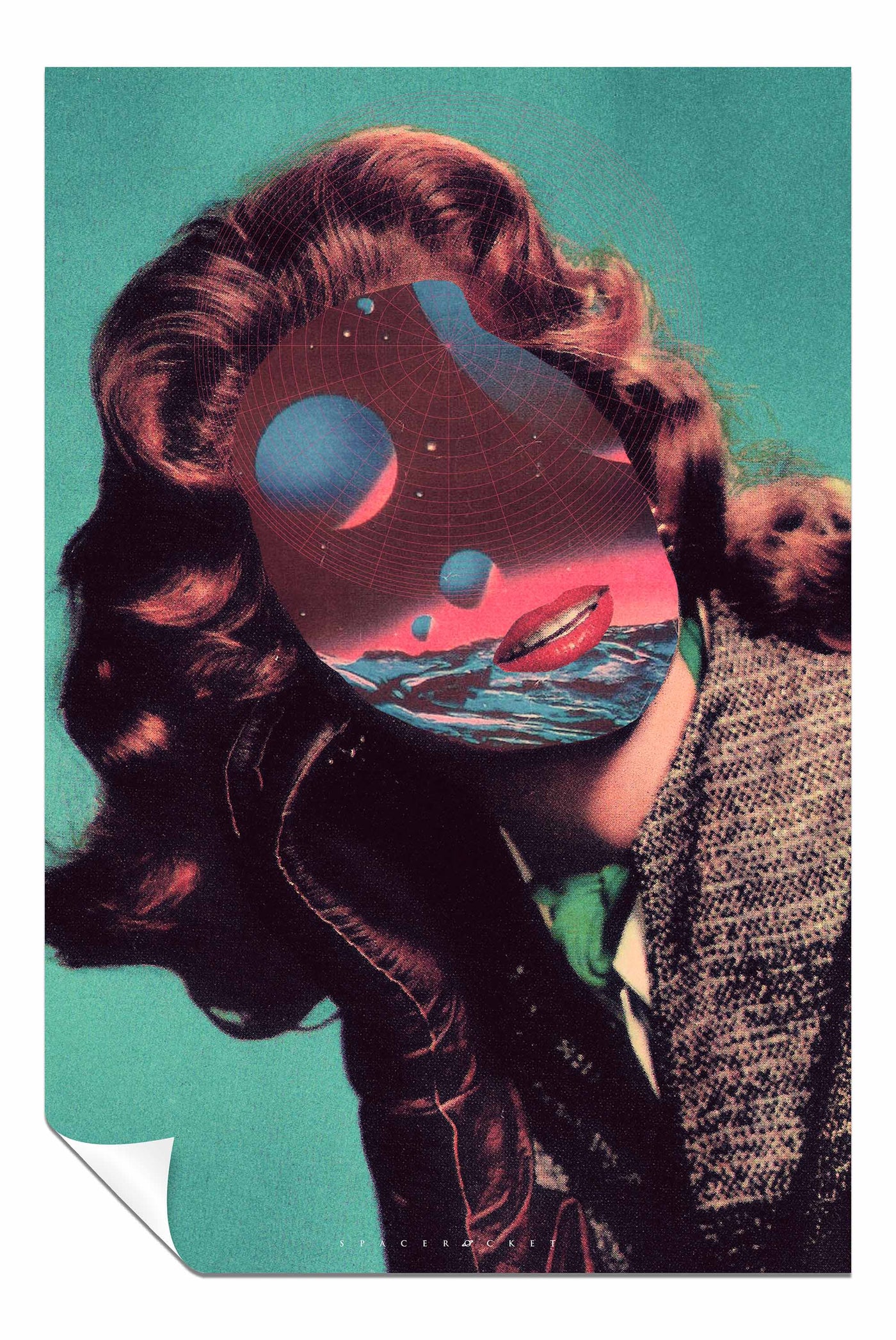 Moon Face, Pictures for Home Walls, Bedroom, Living Room & Bathroom Decor