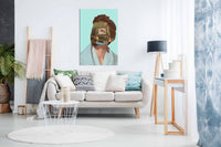 Old TV Portrait, Pictures for Home Walls, Bedroom, Living Room & Bathroom Decor