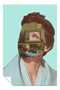 Old TV Portrait, Pictures for Home Walls, Bedroom, Living Room & Bathroom Decor