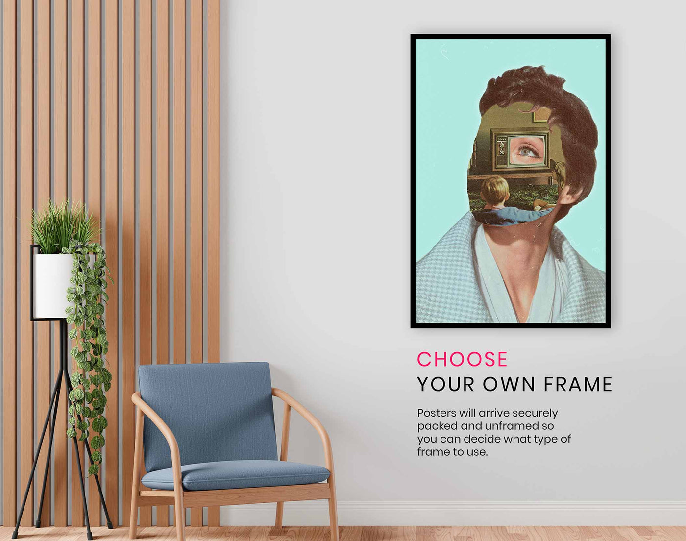Old TV Portrait, Pictures for Home Walls, Bedroom, Living Room & Bathroom Decor