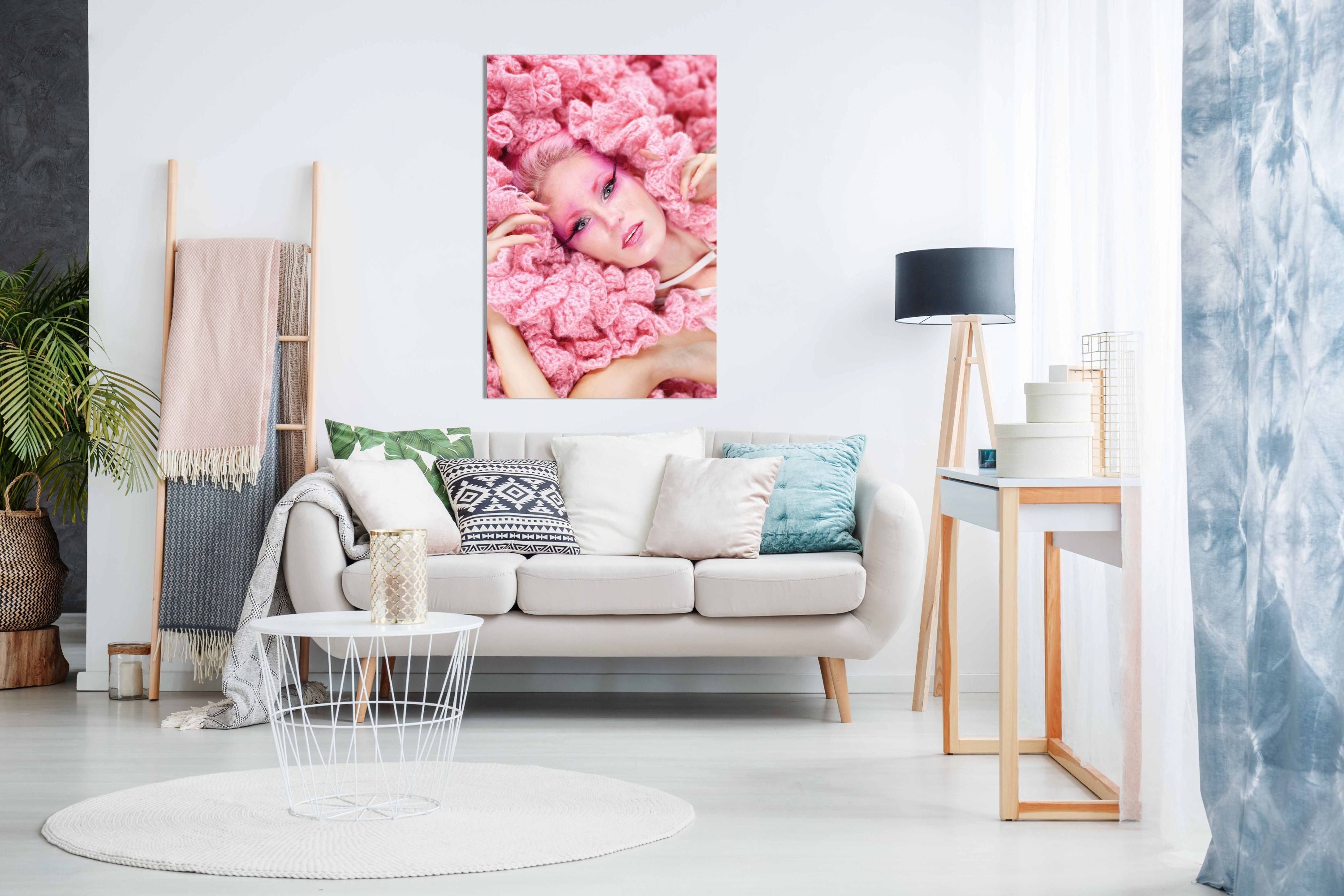 pink lady 2.0, Pictures for Home Walls, Bedroom, Living Room & Bathroom Decor