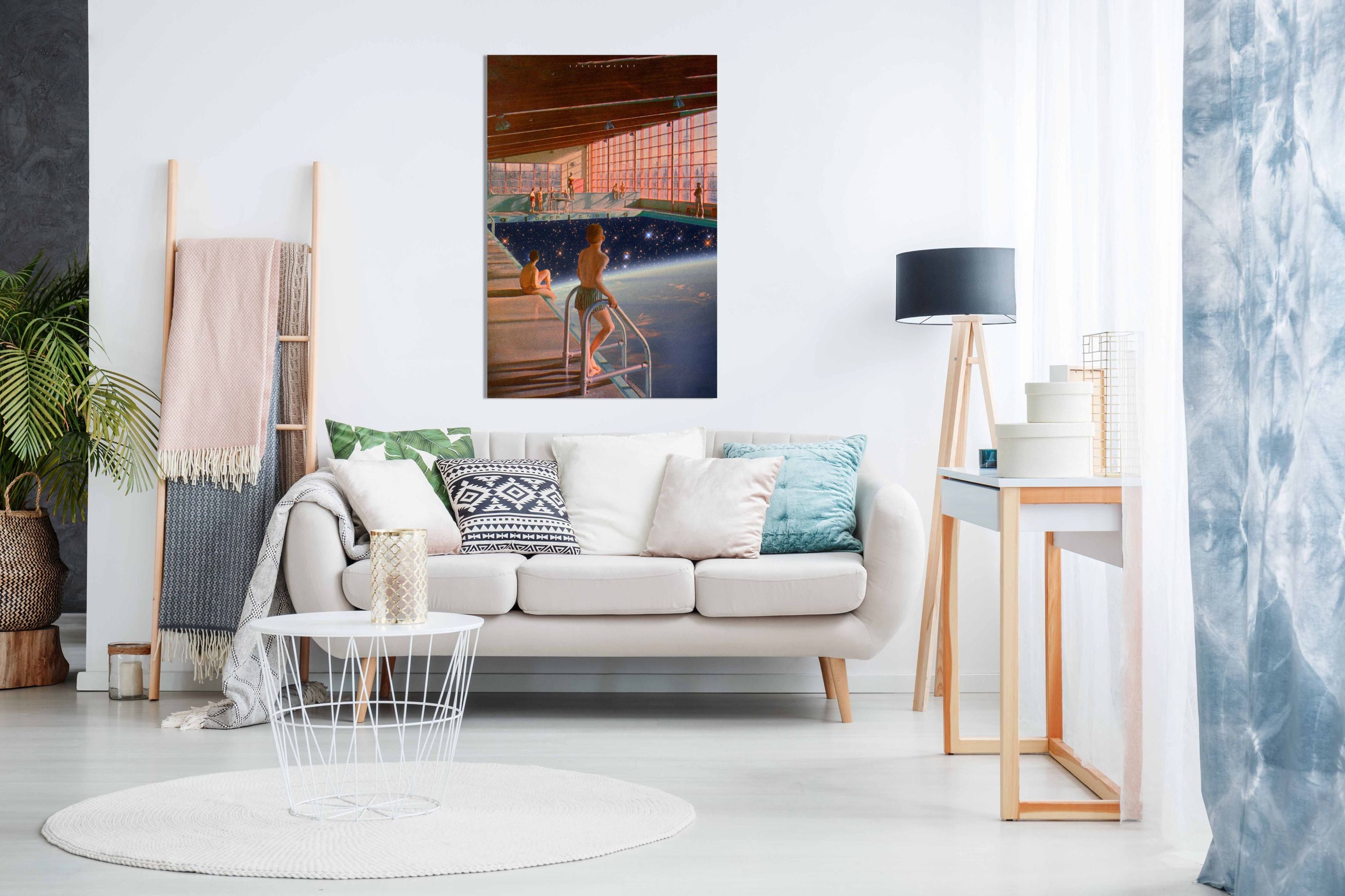 pool side 2, Pictures for Home Walls, Bedroom, Living Room & Bathroom Decor