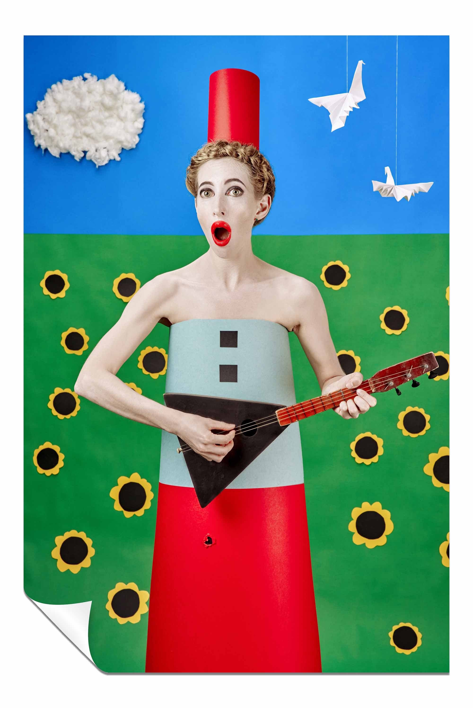The balalaika singer, Pictures for Home Walls, Bedroom, Living Room & Bathroom Decor