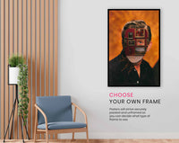 Red Wall Portrait, Pictures for Home Walls, Bedroom, Living Room & Bathroom Decor