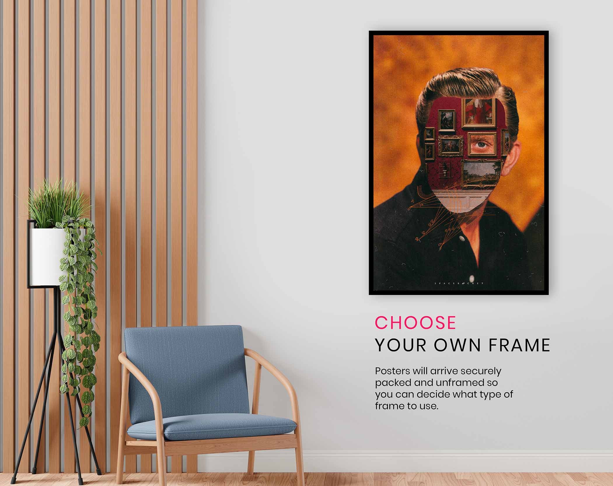 Red Wall Portrait, Pictures for Home Walls, Bedroom, Living Room & Bathroom Decor