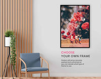 Rose Diagram, Pictures for Home Walls, Bedroom, Living Room & Bathroom Decor